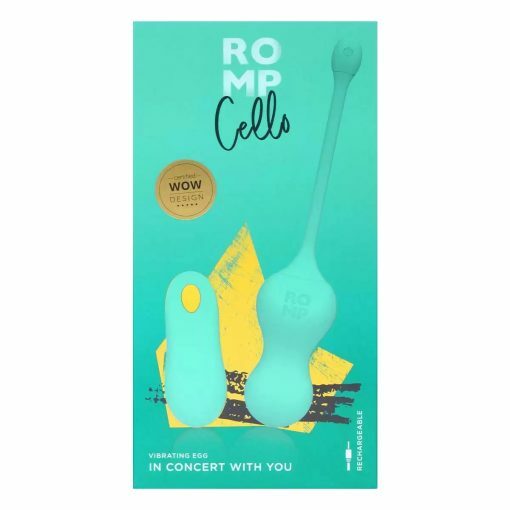 ROMP Cello 遙控震動器 (湖水綠色)