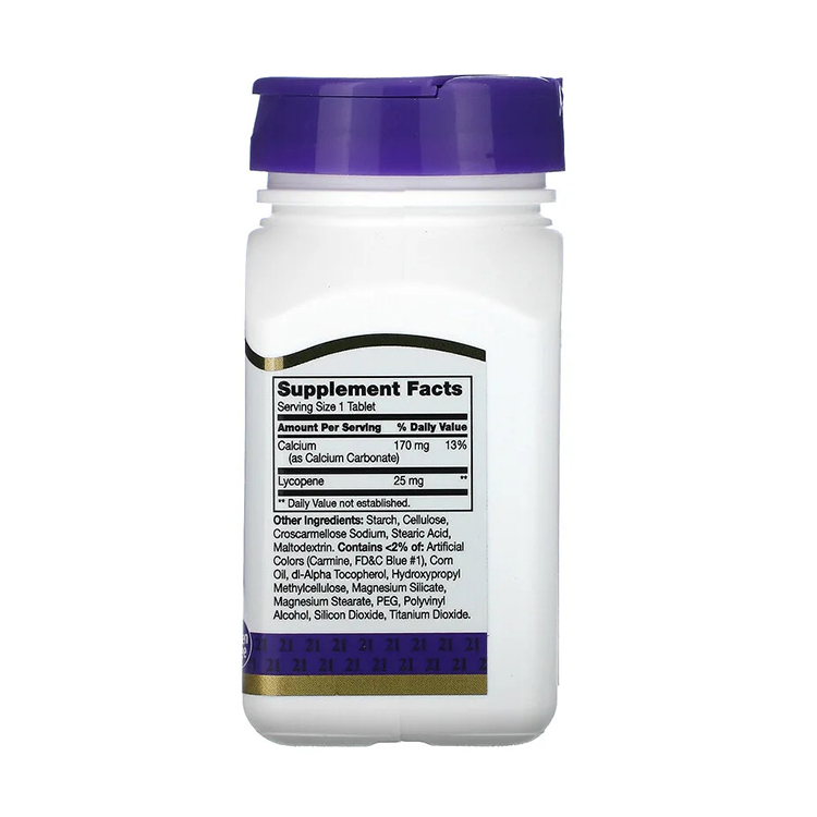 21st Century, Lycopene, 25 mg, 60 Tablets