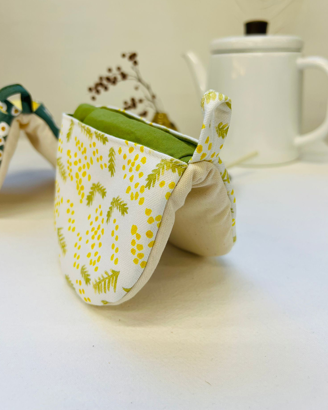 可掛式 隔熱手套/鍋墊(兩用) 含羞草｜星燈社