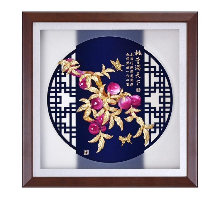 桃李滿天下金箔畫│畢業謝師禮│教育界紀念首選