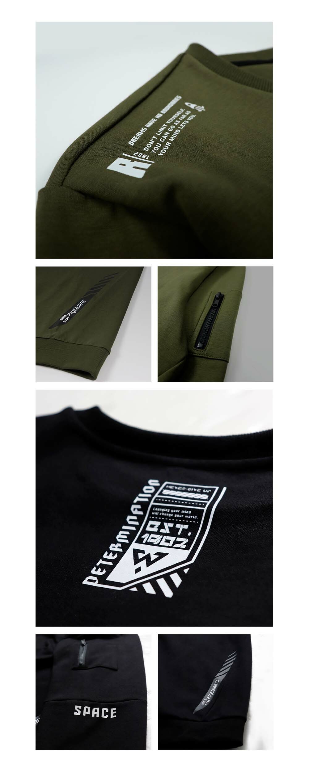 RETOP 漫遊宇航斜裁大學T 軍綠