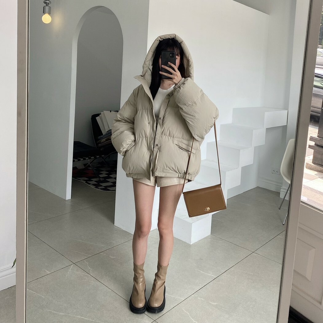 命定款比男友還暖的連帽麵包外套