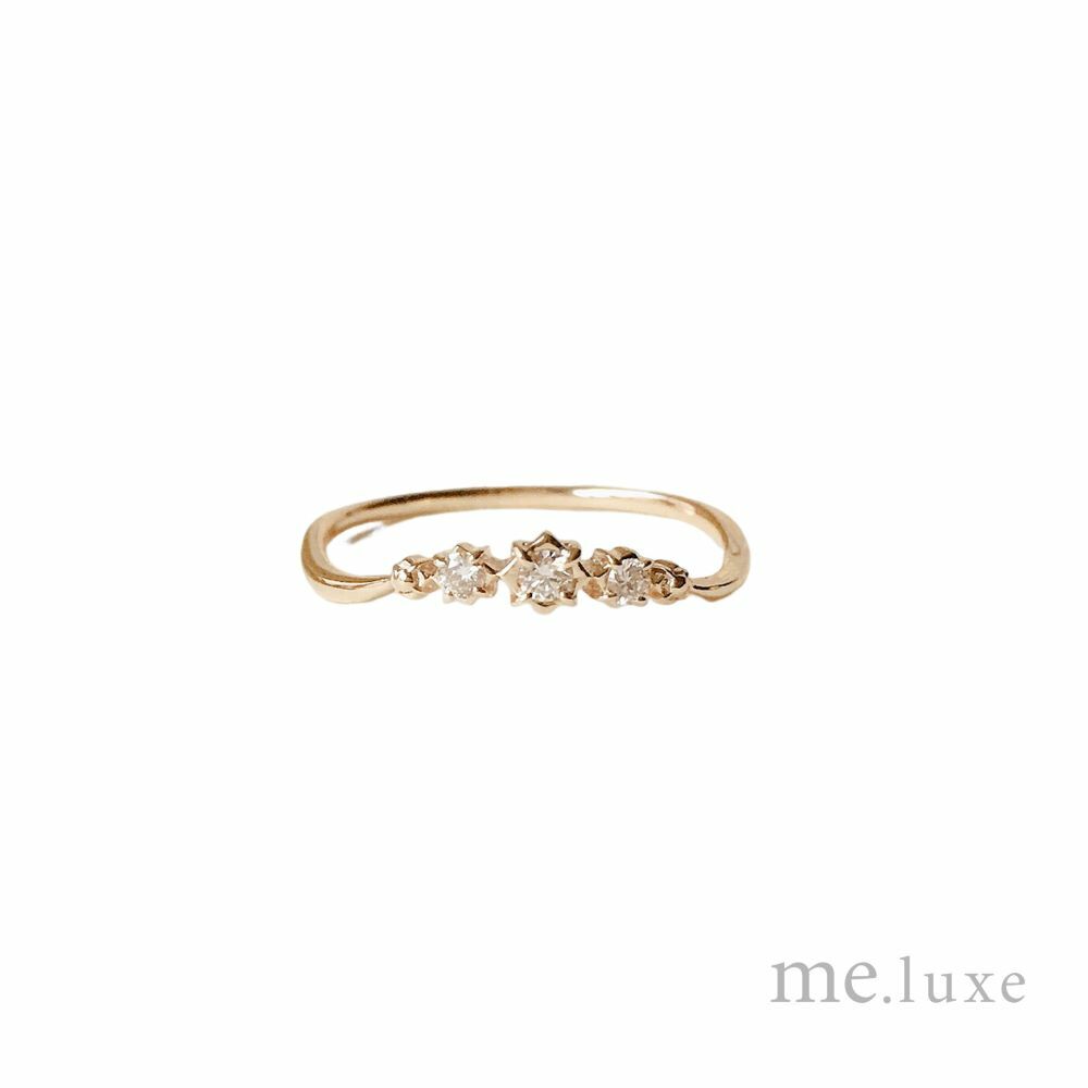 【me.luxe】K10黃K7分鑽石戒
