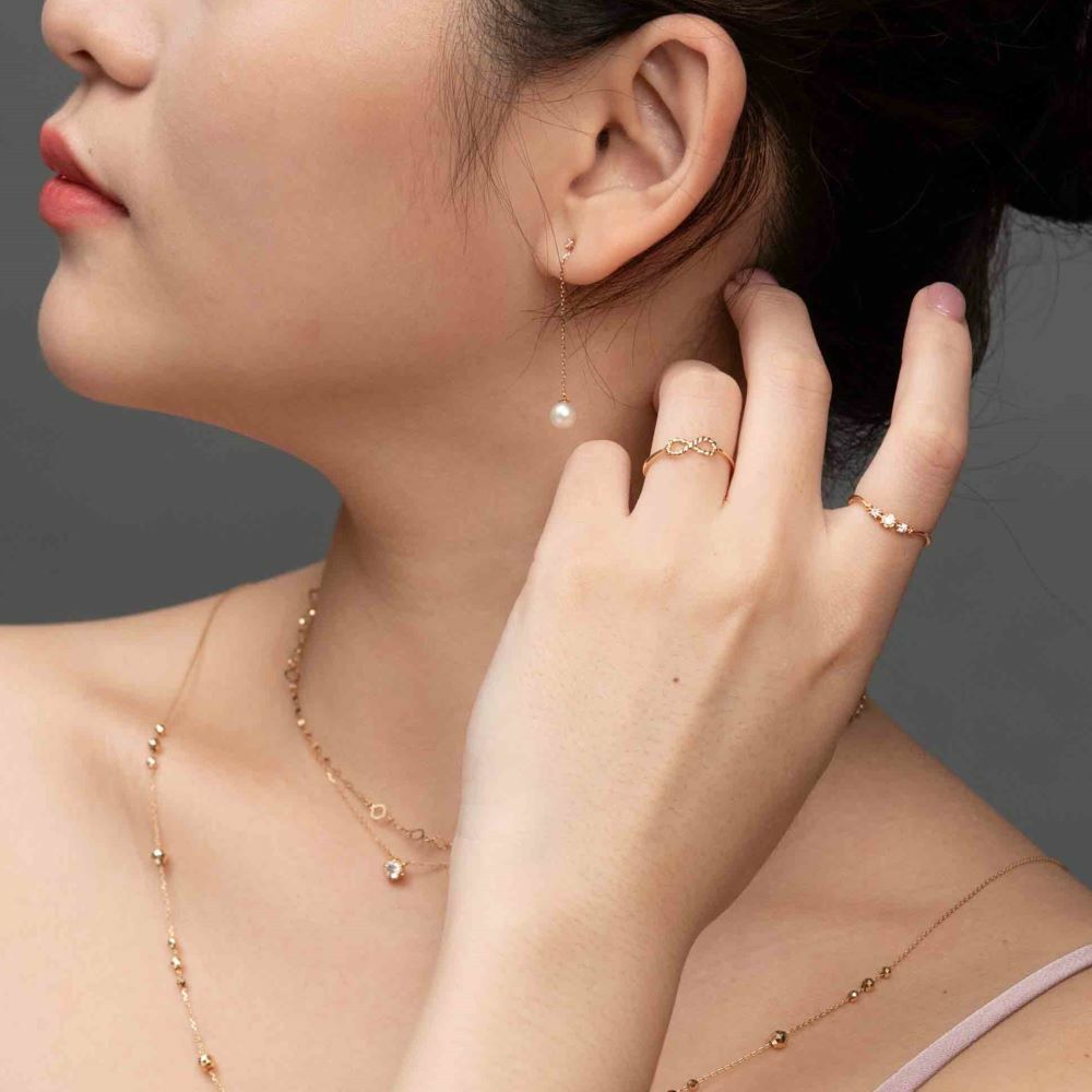 【me.luxe】K10黃K7分鑽石戒