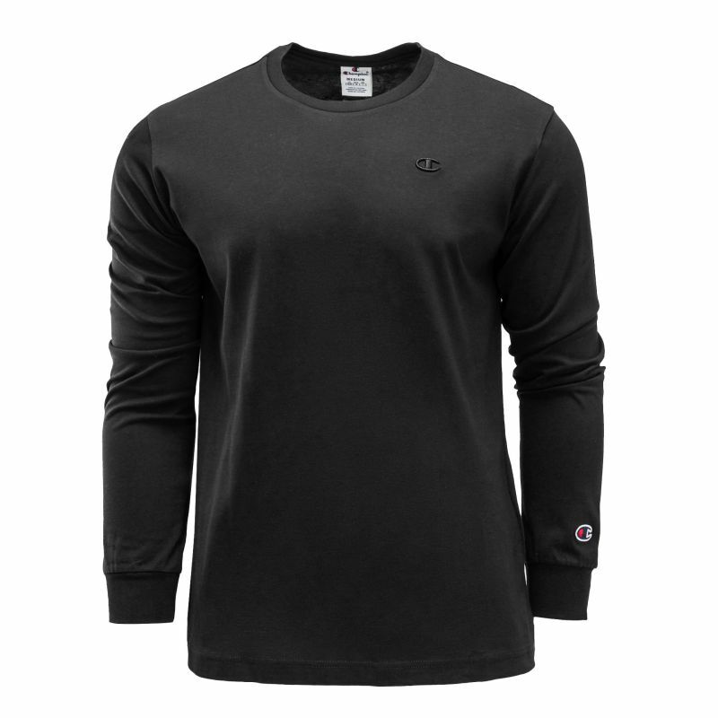 男款 -ROCHESTER小C刺繡長袖TEE-黑色（219071-KK001）