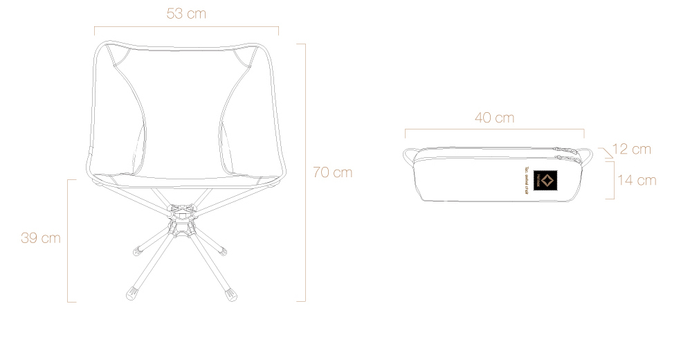 Helinox｜Tactical Swivel Chair｜戰術旋轉椅