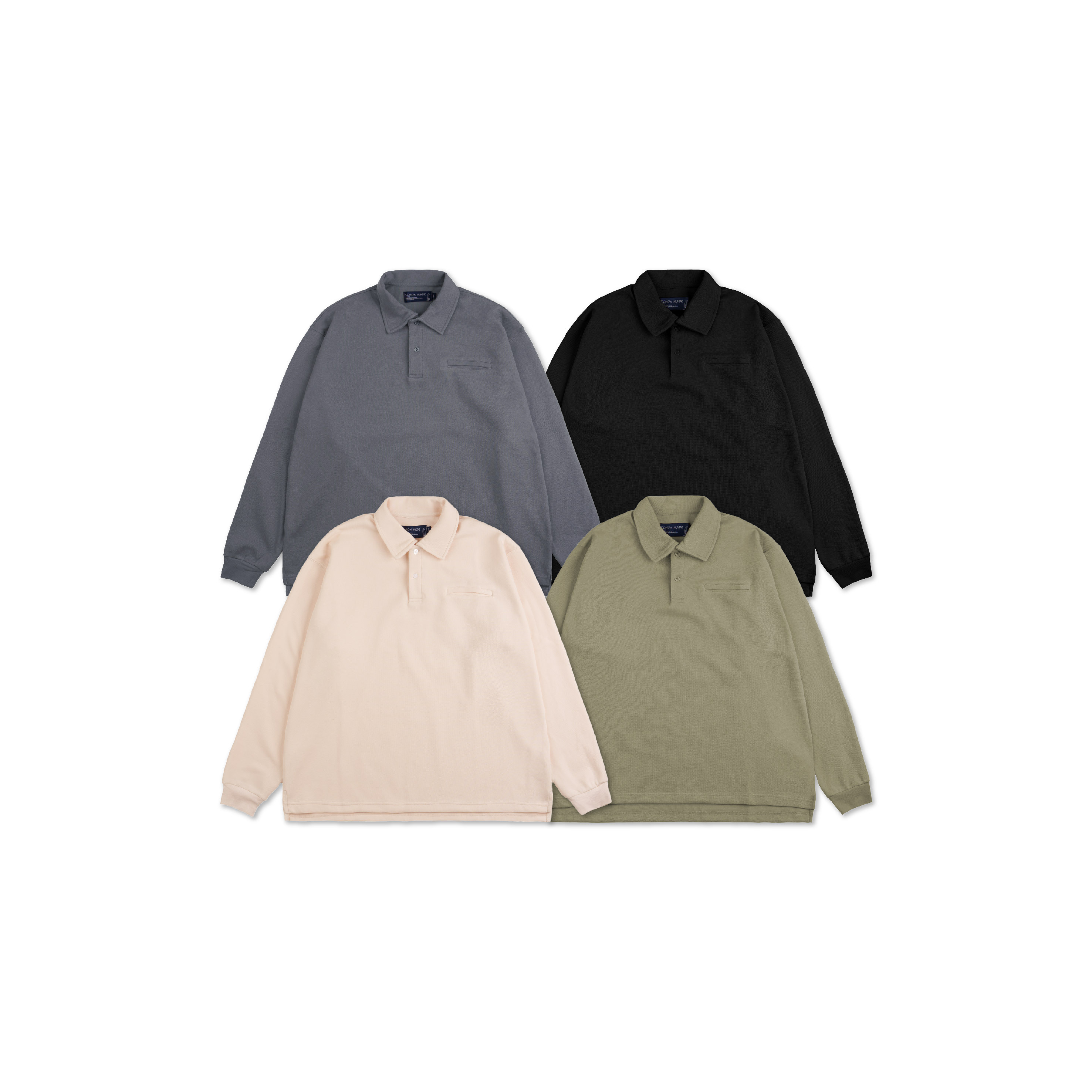 SIMON MADE TL-2307 定番 單嵌線 重磅 POLO衫