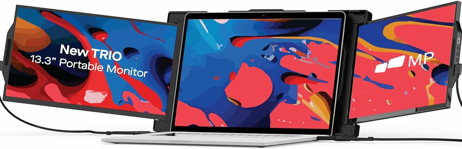 Mobile Pixels Trio 13.3" 2nd Gen Dual Portable Laptop Monitor (2023 Version) 便攜式雙顯示器