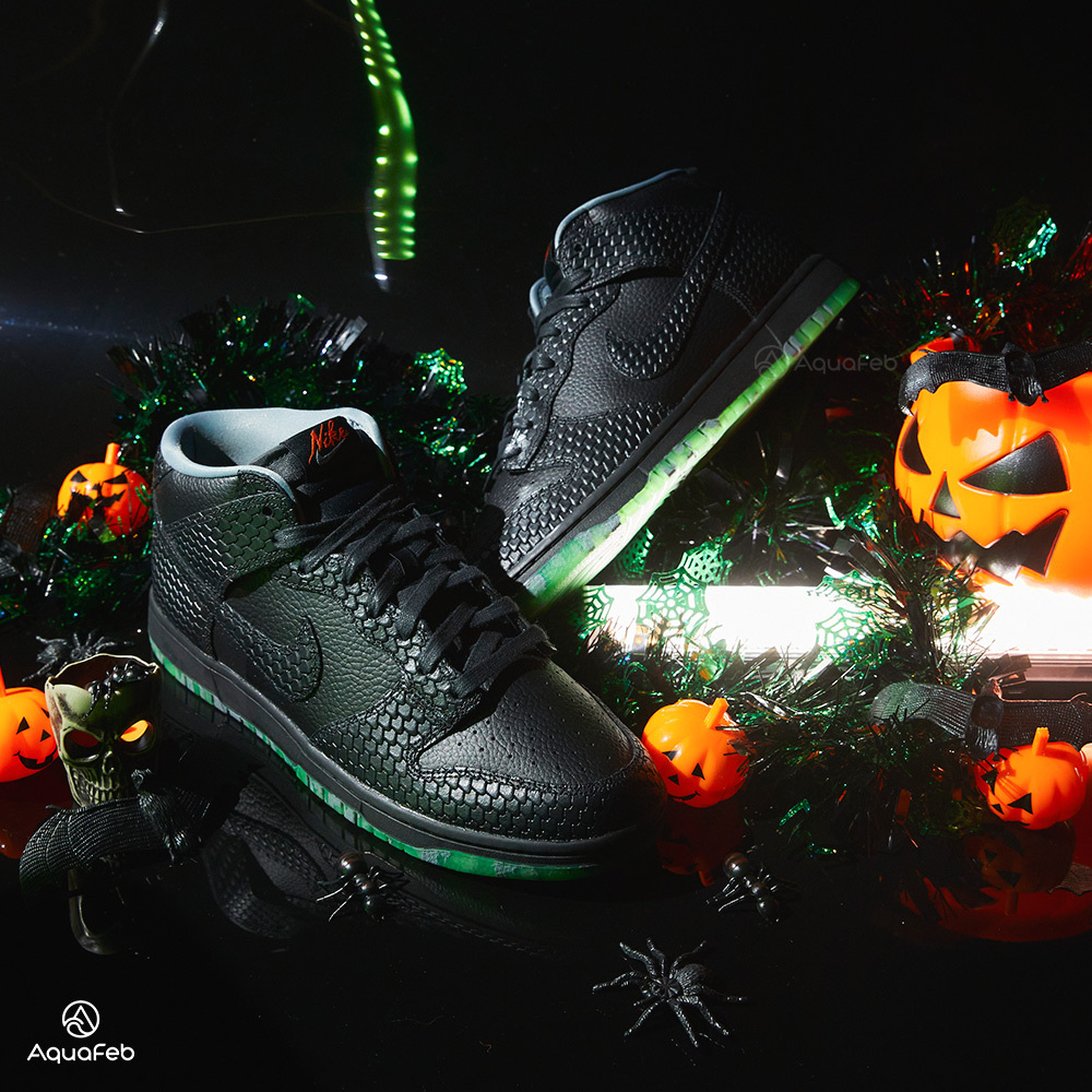 Nike Dunk Mid Halloween 男黑萬聖節中筒穿搭運動休閒鞋FQ8749-010