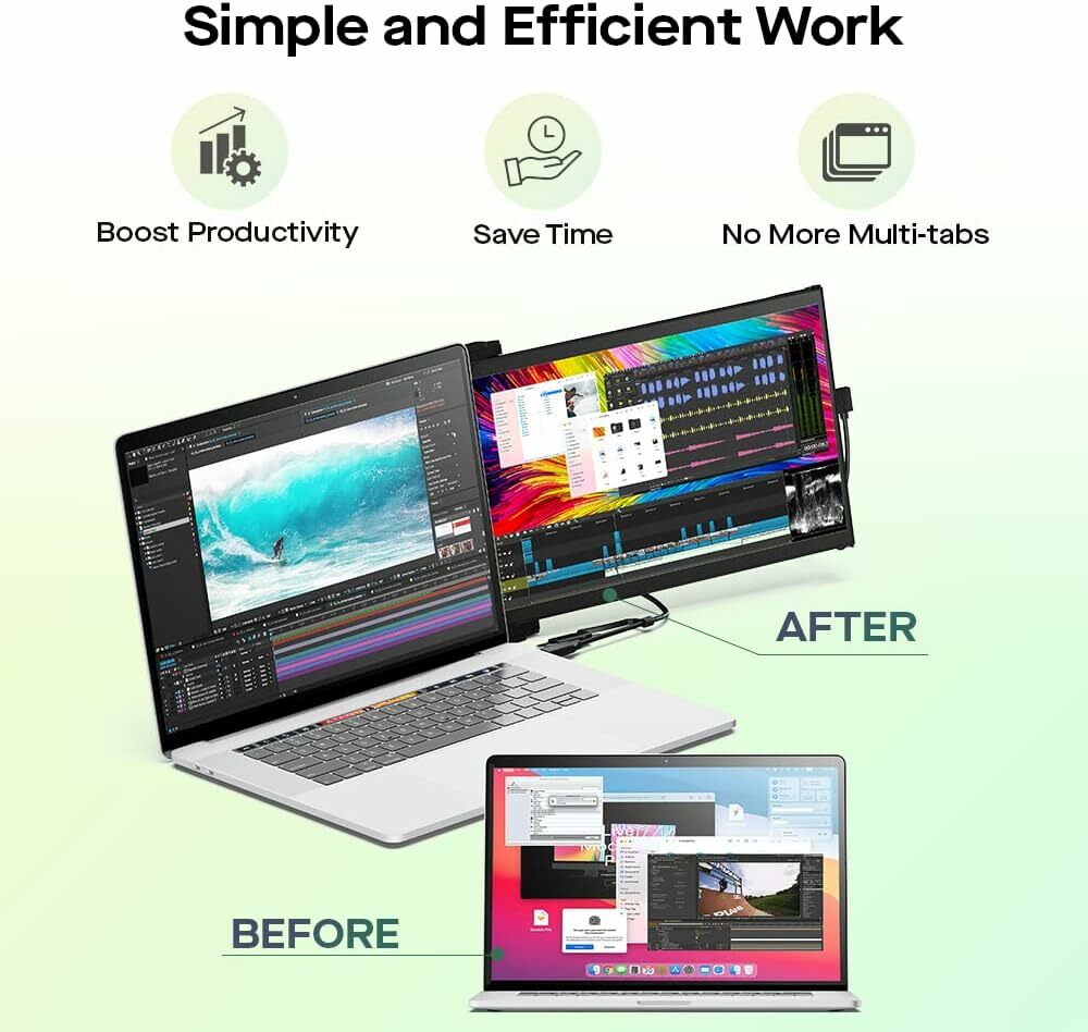 Mobile Pixels DUEX Max 14.1" DS Portable Laptop Monitor 便攜式顯示器