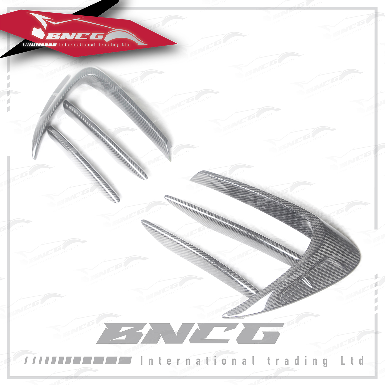 賓士 Benz S-Class W223 改裝 乾碳纖維 空力套件 Mansory款 前保桿 進風口 飾件