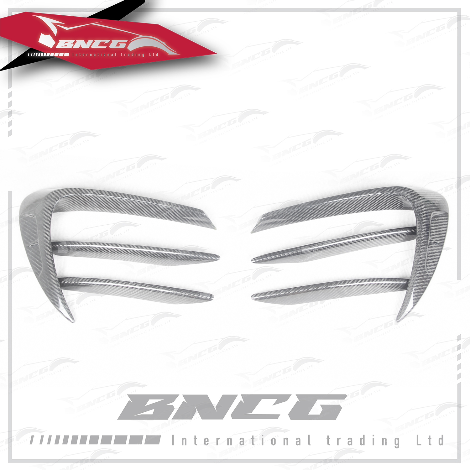 賓士 Benz S-Class W223 改裝 乾碳纖維 空力套件 Mansory款 前保桿 進風口 飾件