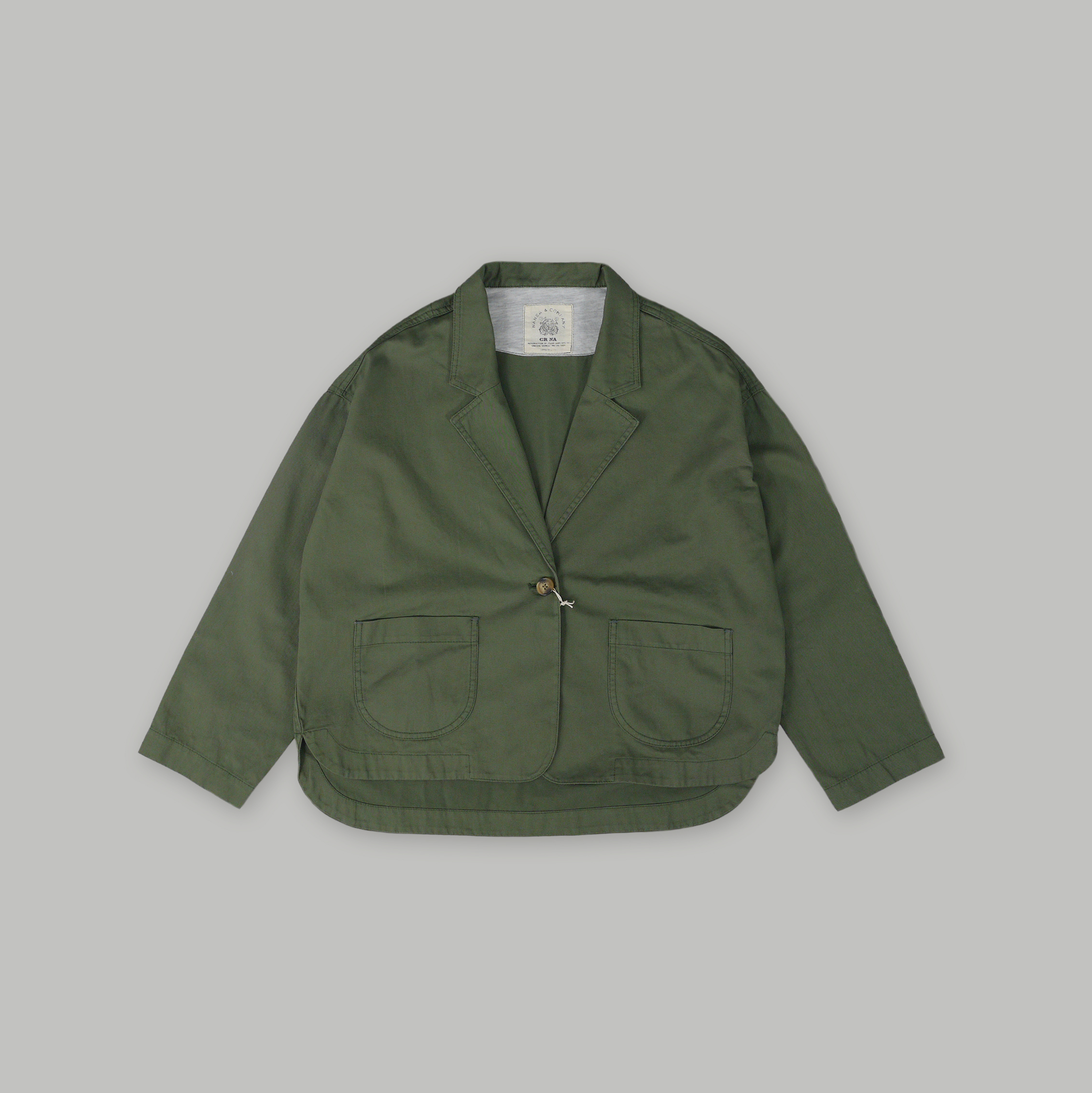 J.P.L. 單釦斜紋棉西裝外套 ╭ 3色 ╮