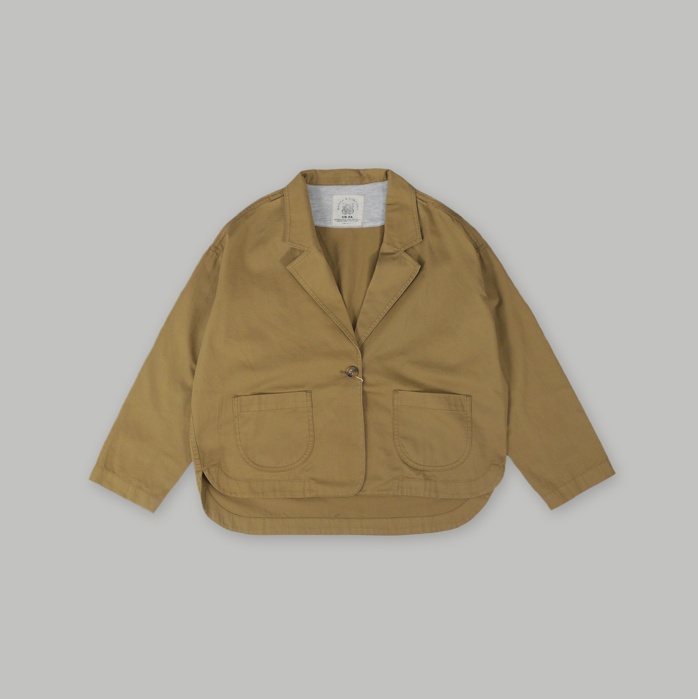 J.P.L. 單釦斜紋棉西裝外套 ╭ 3色 ╮