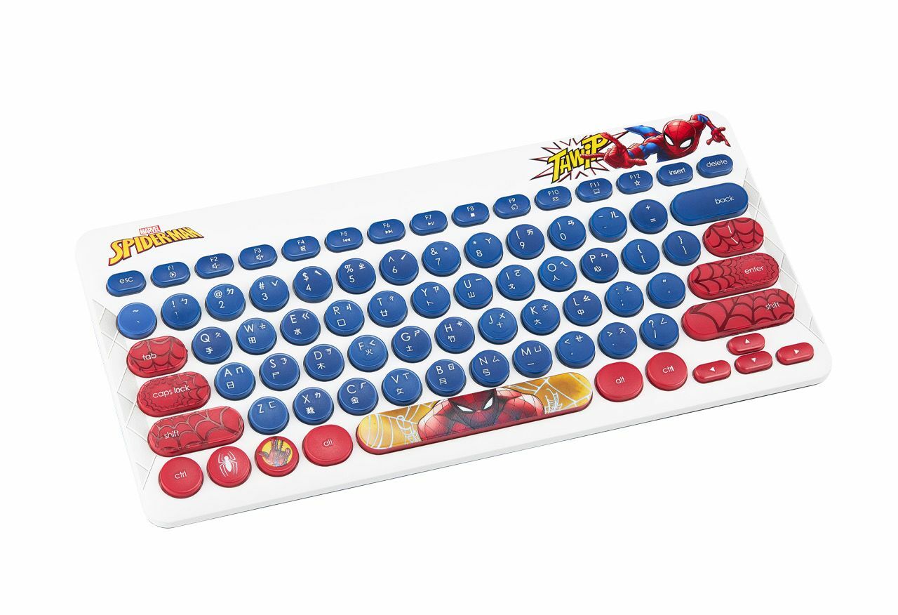 台灣直送 100%正版 Infothink 蜘蛛人系列無線鍵盤+光學滑鼠Spider-Man 電腦配件 打機必用 復仇者聯盟 Marvel 漫威