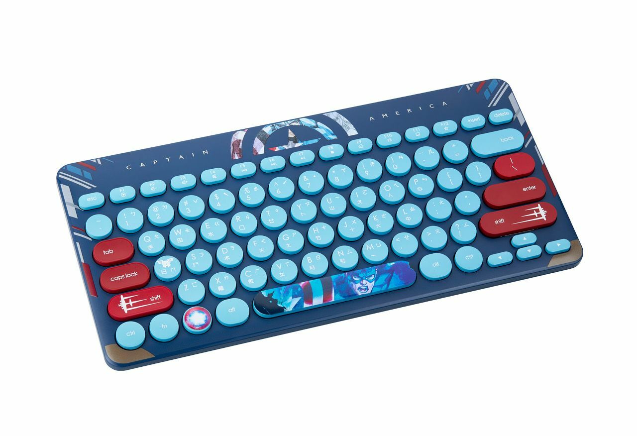 台灣直送 100%正版 Infothink 美國隊長系列無線鍵盤+光學滑鼠 Captain America  電腦配件 打機必用 復仇者聯盟 Marvel 漫威