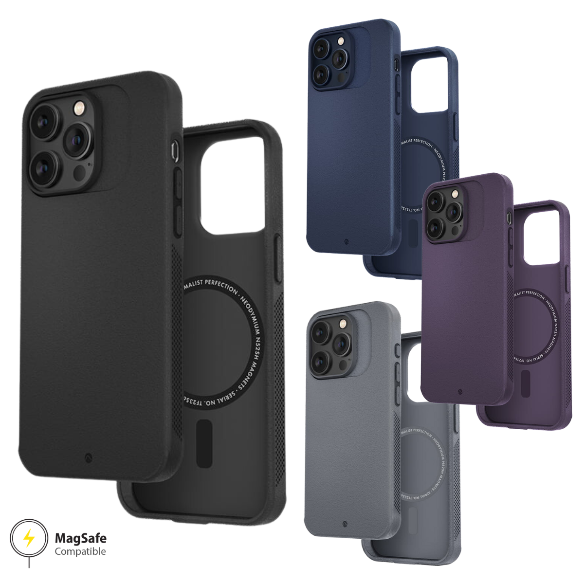 Caudabe Synthesis MagSafe 強效防撞手機殼 - iPhone 15 Pro