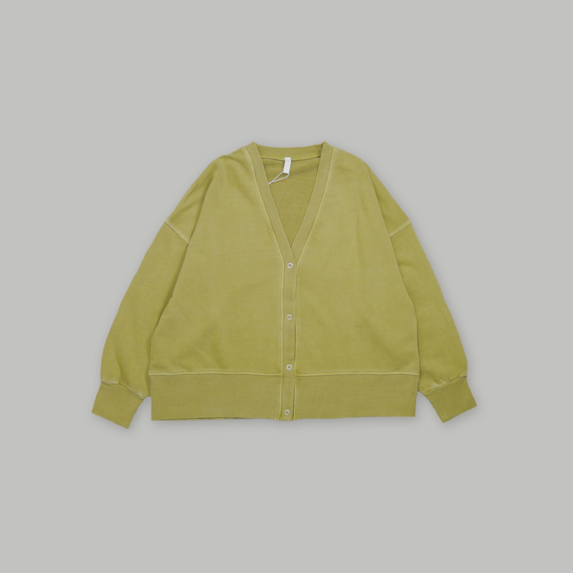 J.P.L. 斜襟顏料染純棉開襟外套 ╭ 3色 ╮