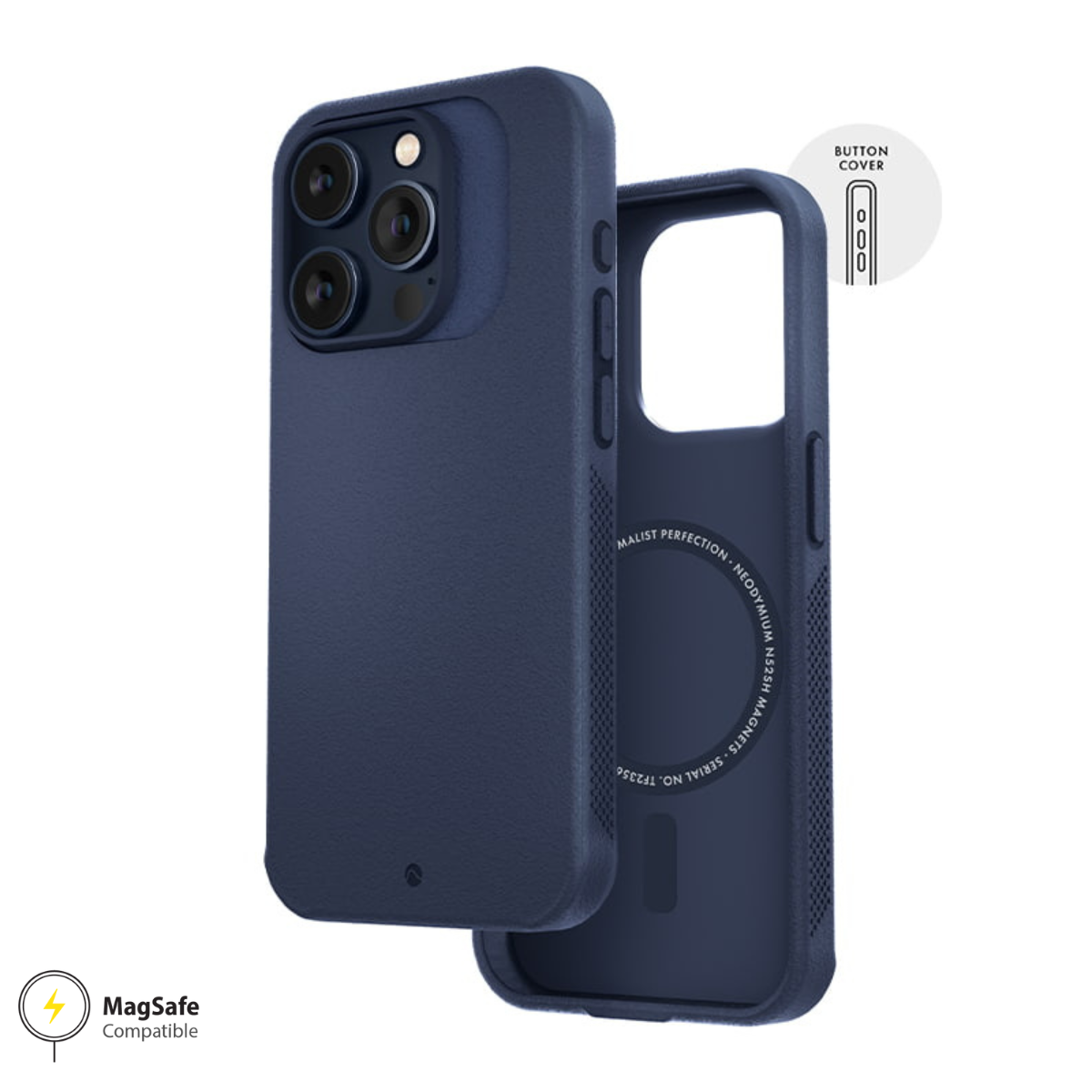 Caudabe Synthesis MagSafe -雲霄藍 [非完美產品] 強效防撞手機殼 - iPhone 15 Pro Max