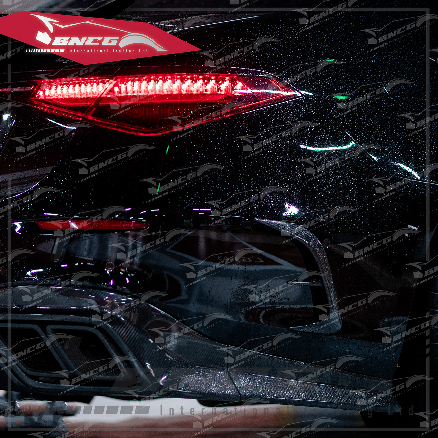 賓士 Benz S-Class W223 改裝 乾碳纖維 空力套件 Mansory款 後保桿 風口 飾件