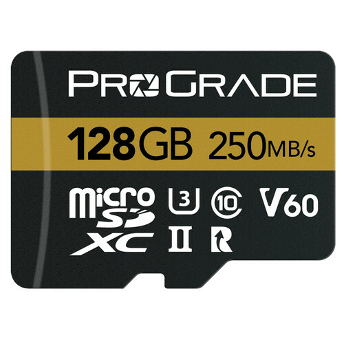 ProGrade Digital 128GB UHS-II v60 microSDXC Memory Card