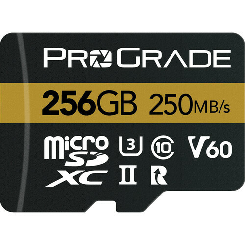 ProGrade Digital 256GB UHS-II v60 microSDXC Memory Card