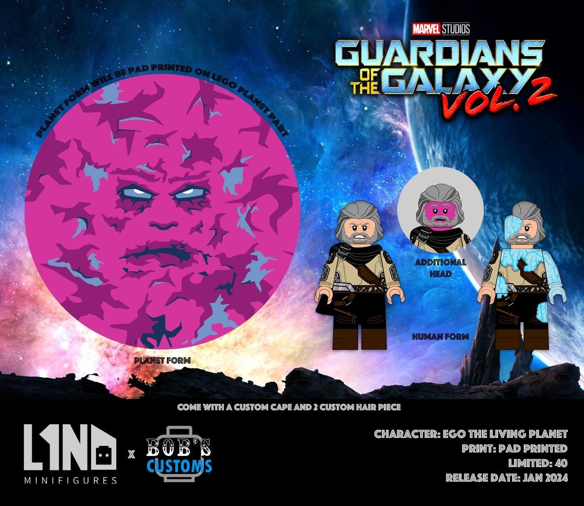 【L1N6_minifigures x  Bob's Customs】星爵父親 自我