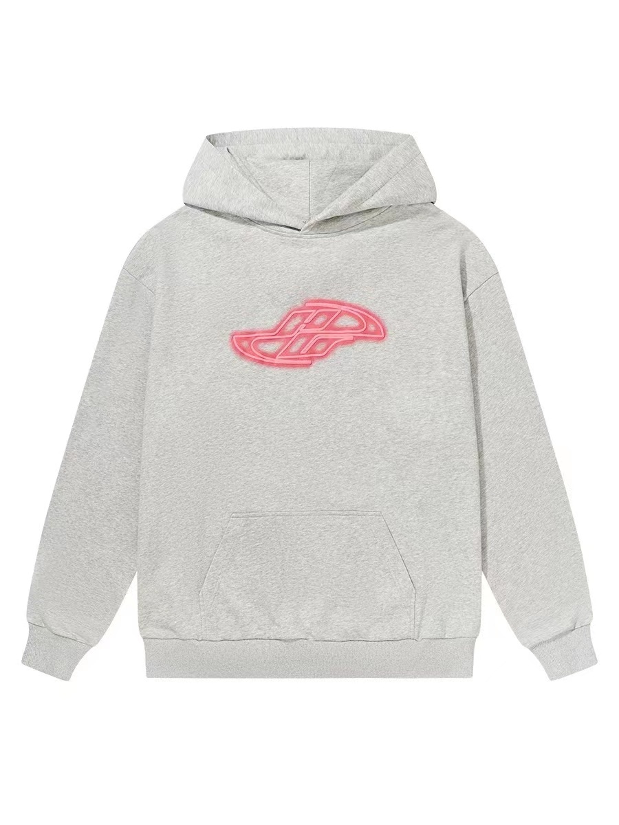 Harsh and Cruel 23FW 霓虹超跑發泡LOGO漸層寬鬆帽T HN233030401