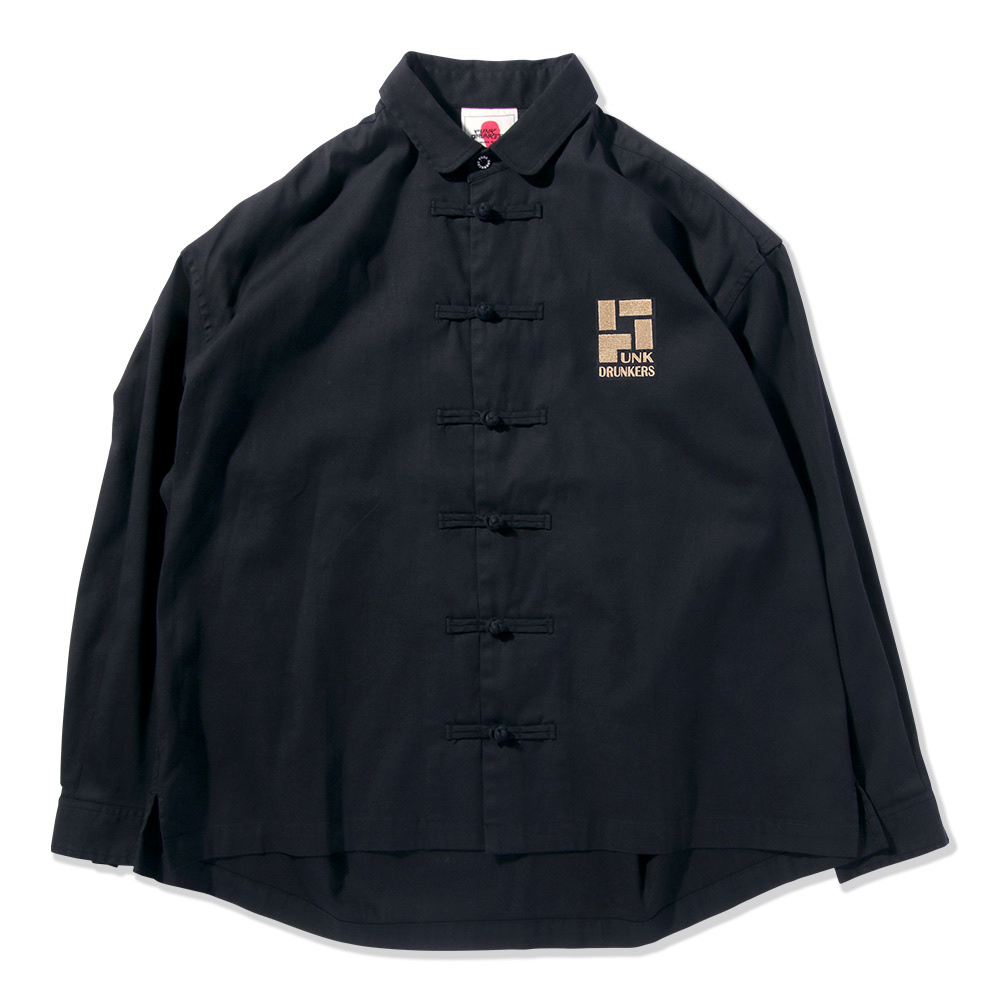 預訂2024/2月 PUNK DRUNKERS Pカンフー長袖シャツ⚠️⚠️熱賣款‼️落單前請先PM查詢貨源