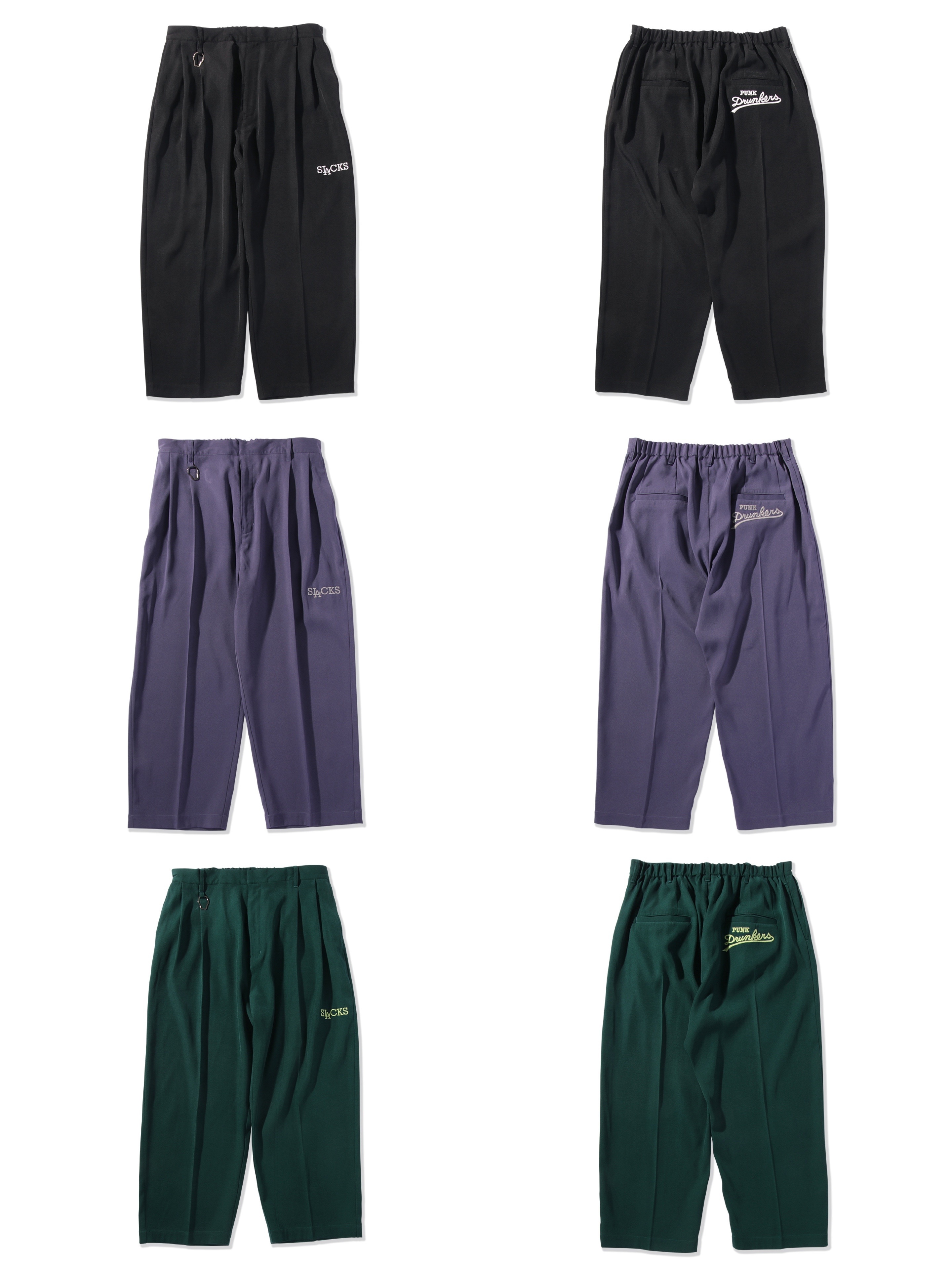 預訂2024/3月 PUNK DRUNKERS スLAックスパンツ⚠️⚠️熱賣款‼️落單前請先PM查詢貨源
