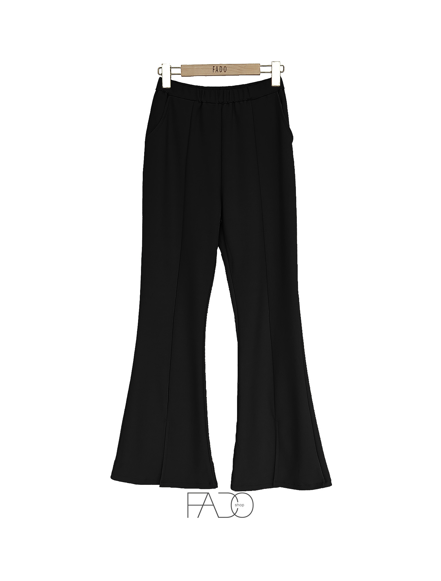 法朵Fado Shop｜開岔高彈微喇叭褲 273C051 四色