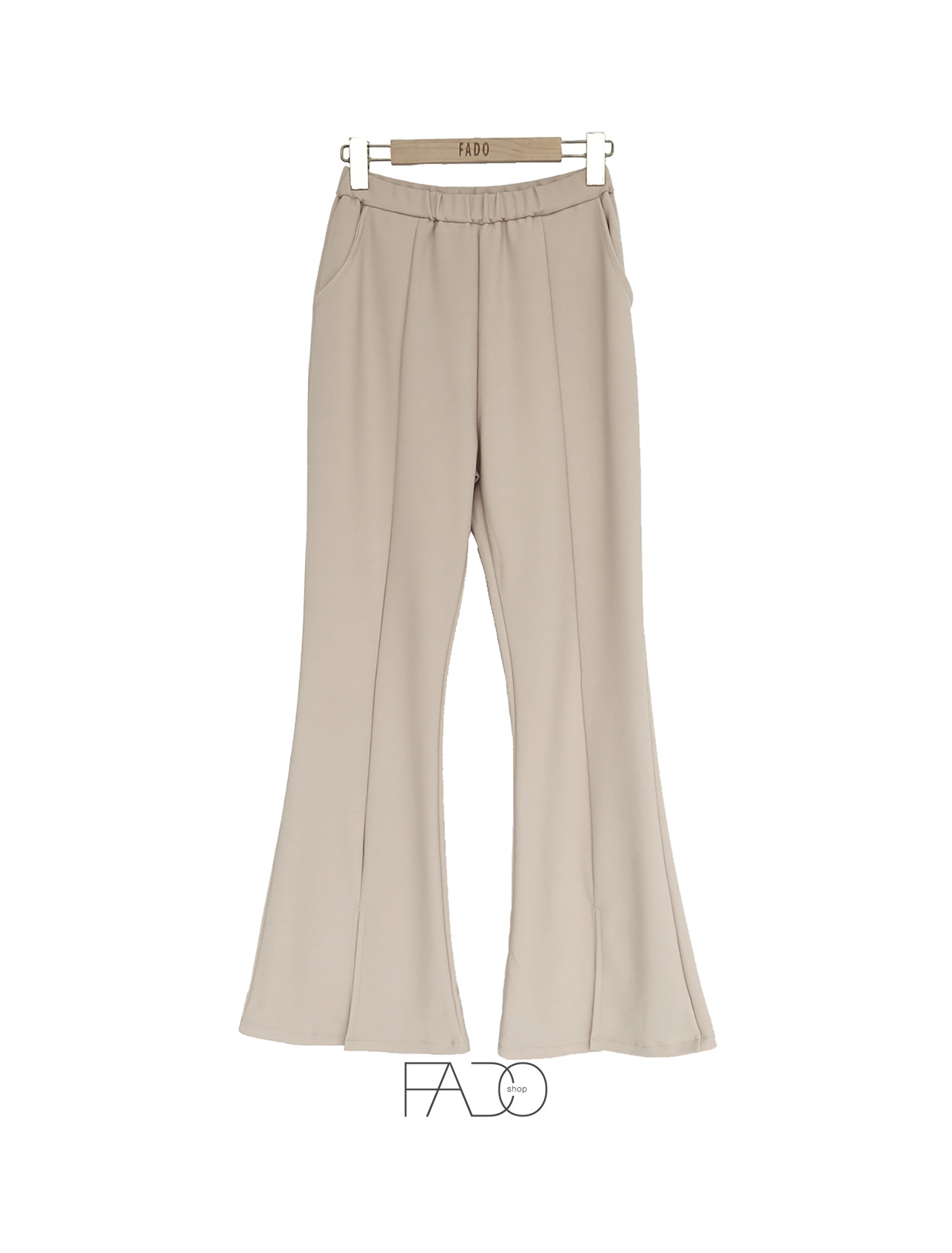 法朵Fado Shop｜開岔高彈微喇叭褲 273C051 四色