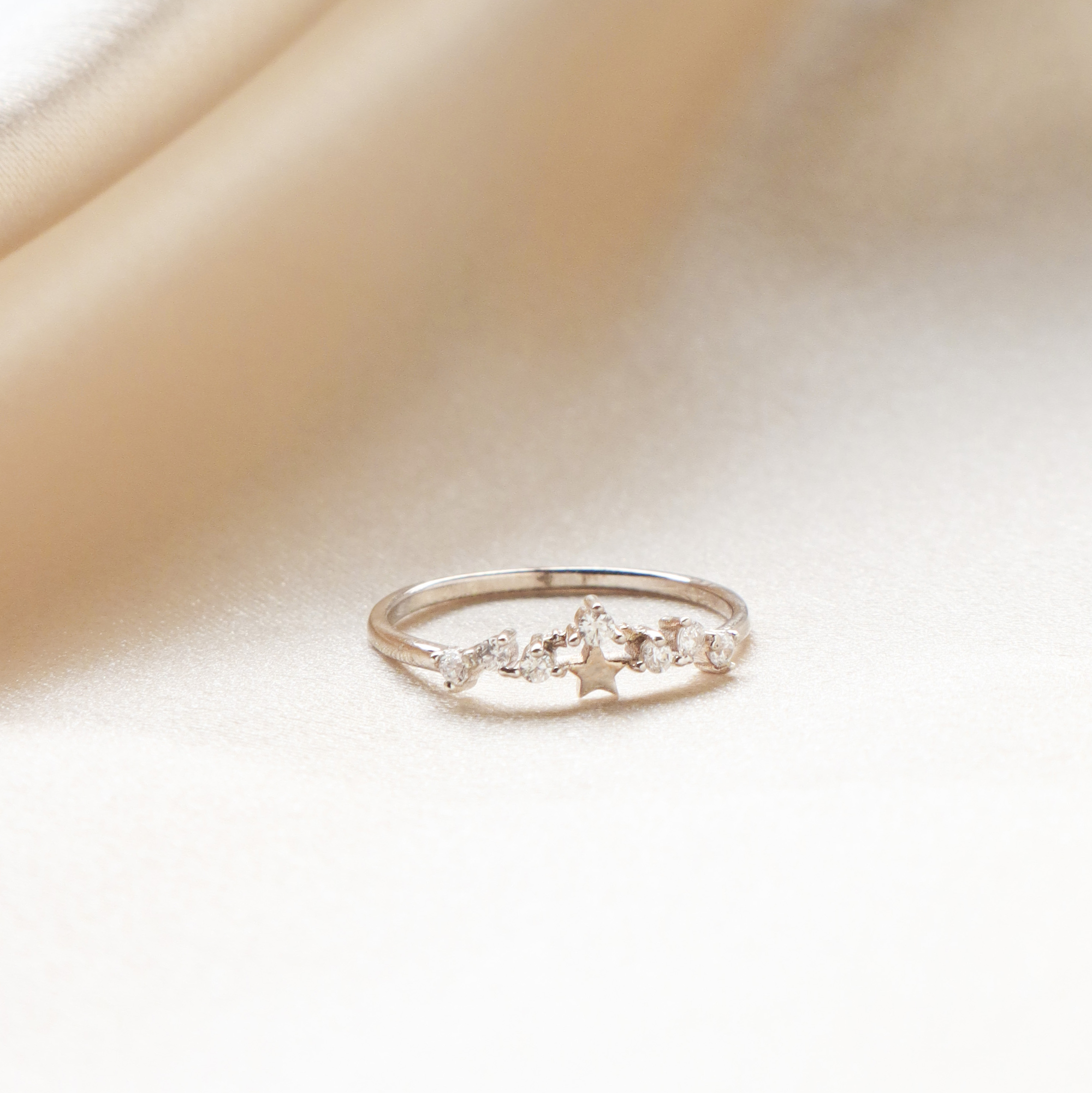 Silver/繁星漫延尾戒