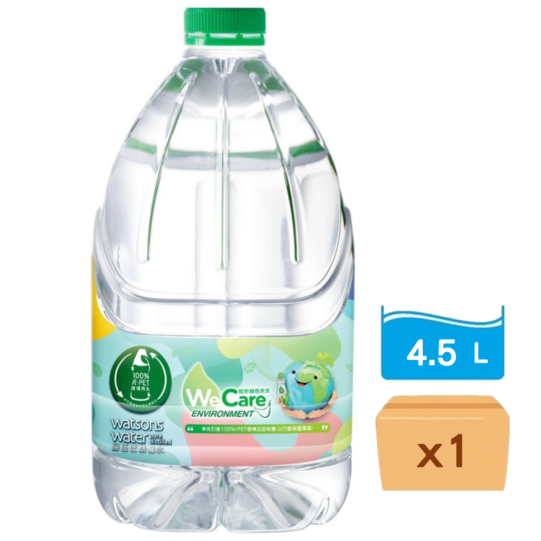 屈臣氏蒸餾水 4.5L x1