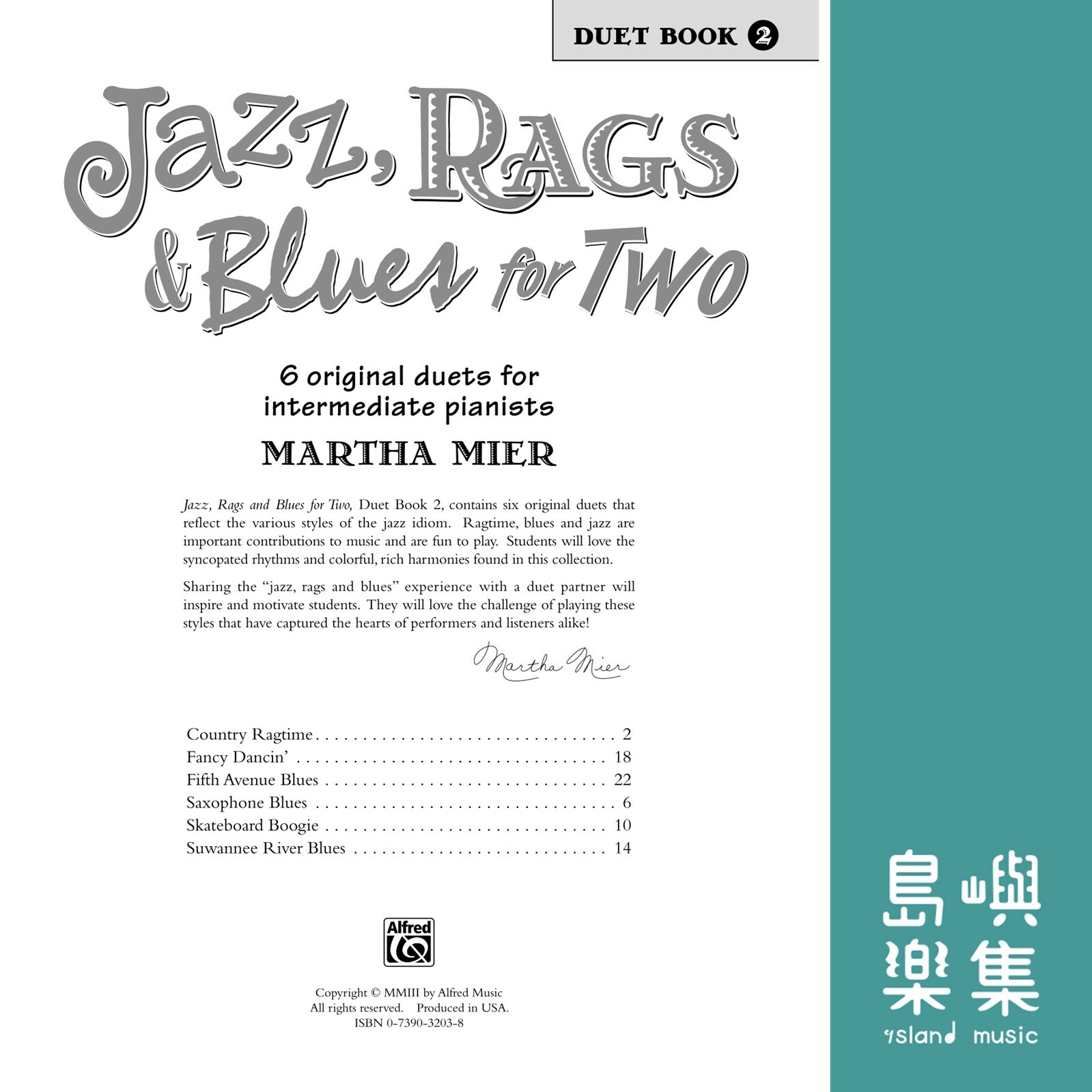 Jazz, Rags & Blues for Two, Book 2