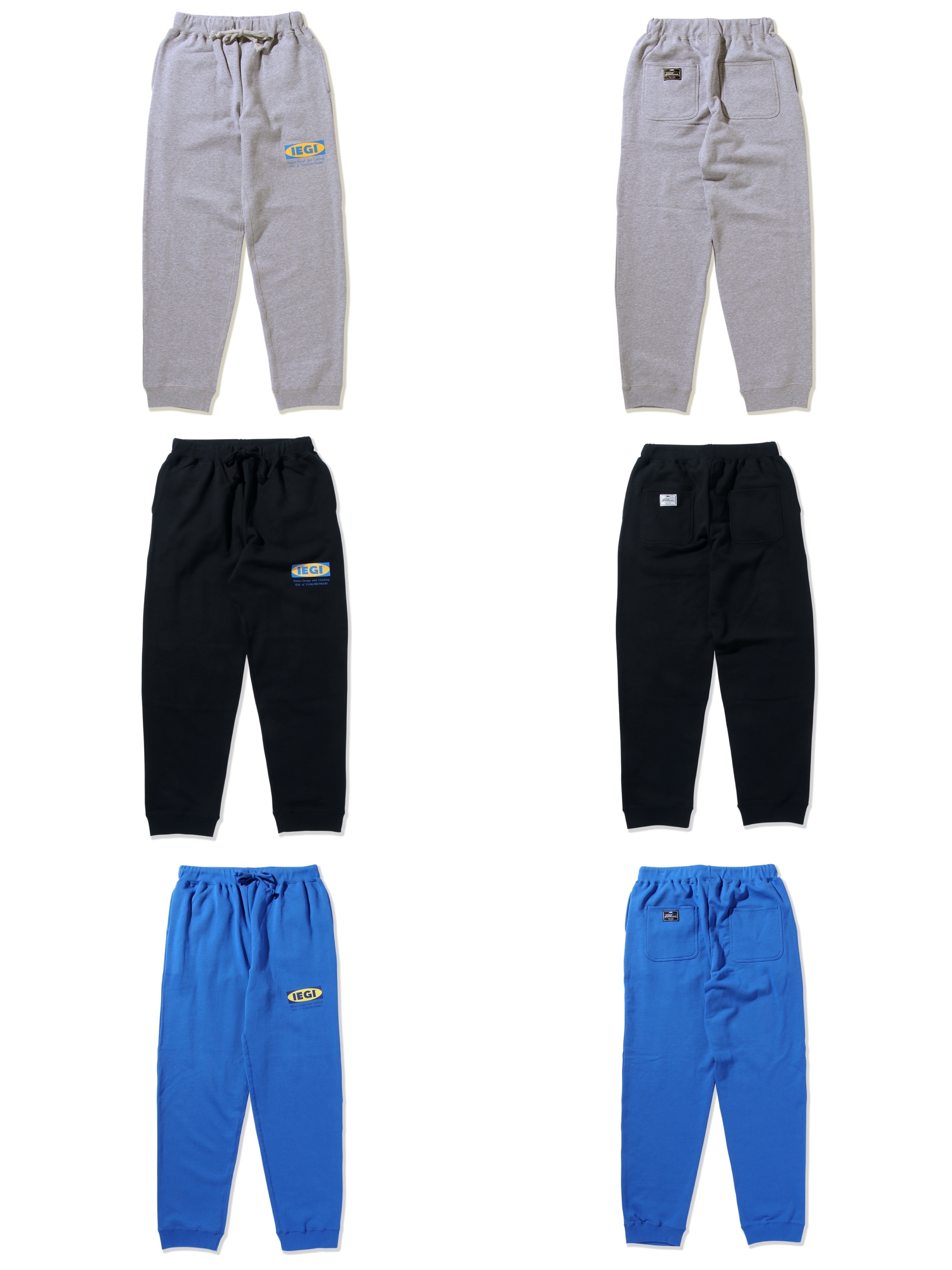 預訂2024/2月 PUNK DRUNKERS IEGIスウェットパンツ⚠️⚠️熱賣款‼️落單前請先PM查詢貨源