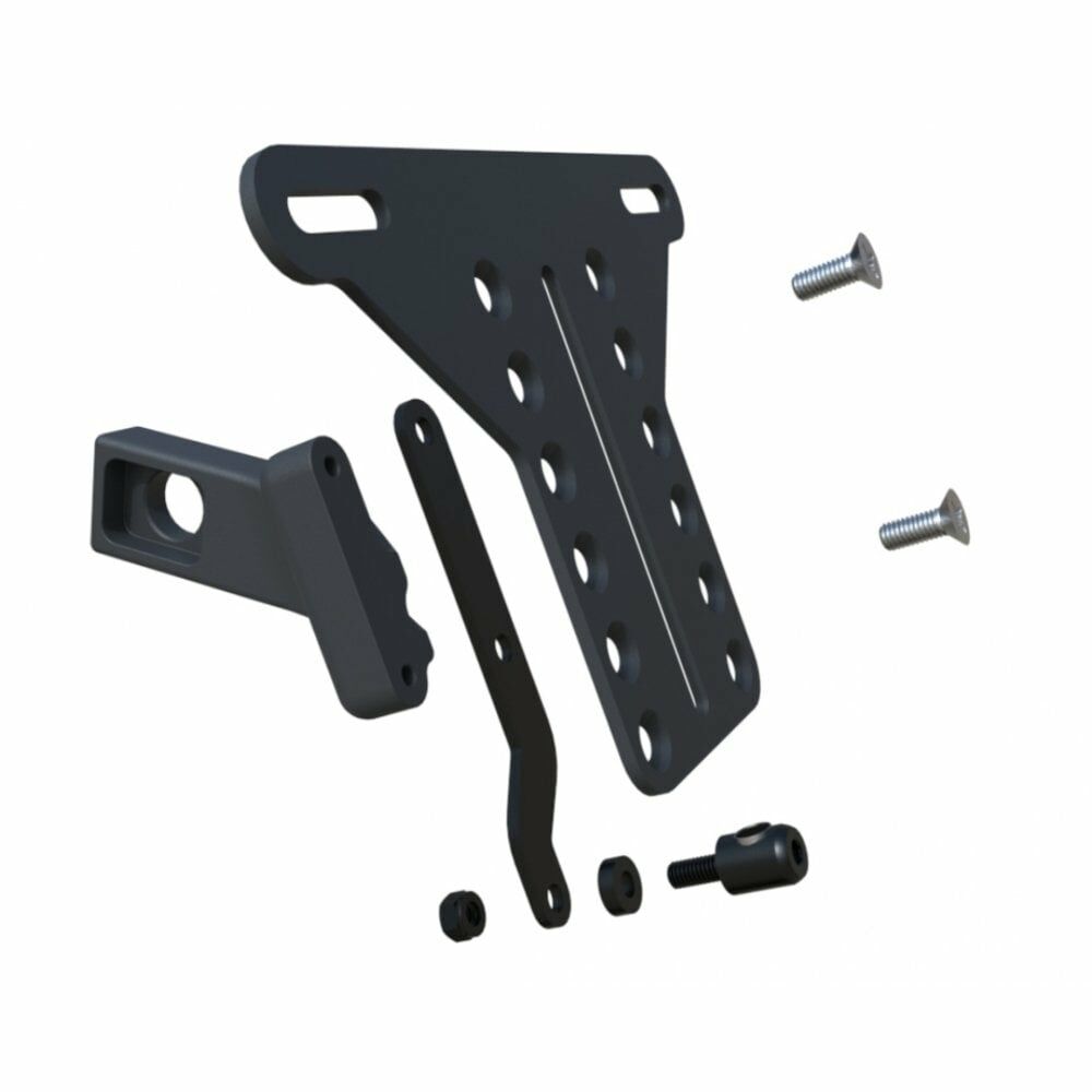 Motone Sidekick (Axle-Mount) Side Mount Number Plate Kit (No Tail Light Version)