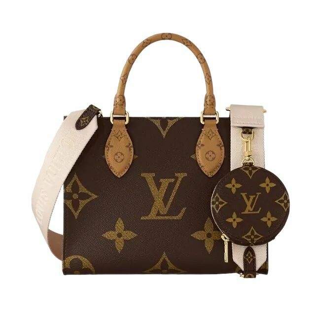 全新LV手挽袋小號 M46373 啡色 Monogram Reverse塗層帆布 OnTheGo PM #BRAND NEW #香榭站正品