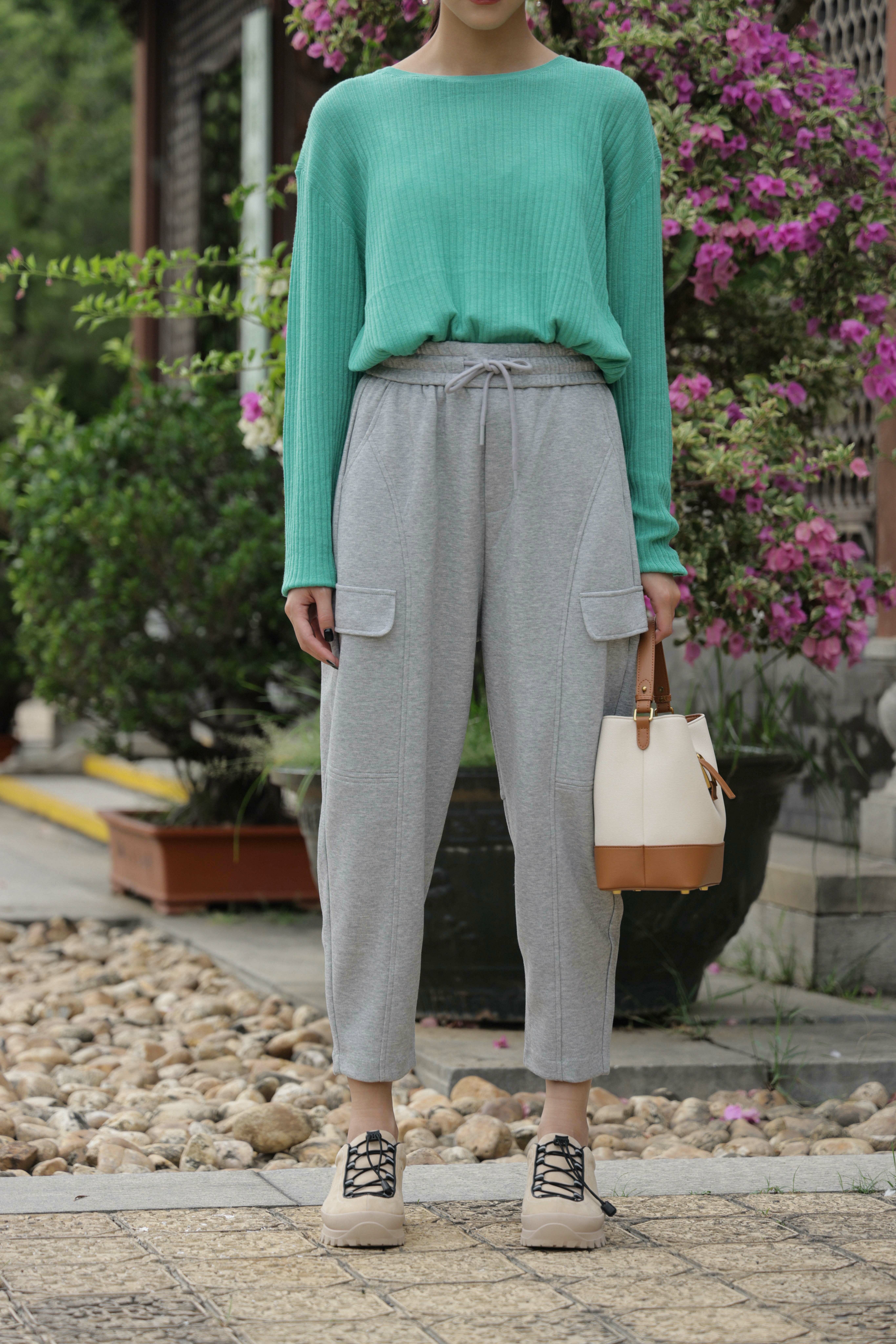 假軍袋挺身衛衣褲（現貨款式）