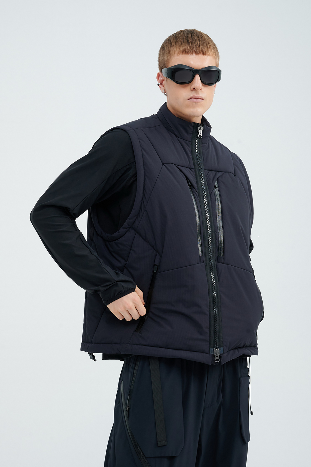 RL | REINDEE LUSION 立體結構拉鍊立領防水保暖戶外重磅3M棉馬甲