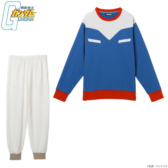 Pbandai 預訂2024/4月 機動戦士ガンダム 制服モチーフ ルームウェア アムロ・レイモデル