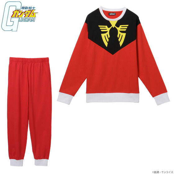 Pbandai 預訂2024/4月 機動戦士ガンダム 制服モチーフ ルームウェア シャア・アズナブルモデル