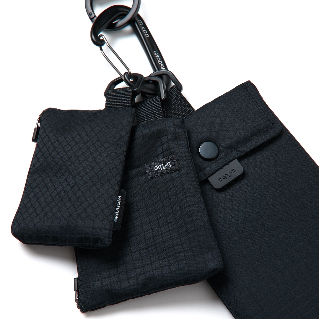 バッグ WISDOM x oqLiq / TRINITY BAG and BELT WISDOM® x oqLiq 2023 AW COLLABORATION | Trinity Bag Bel