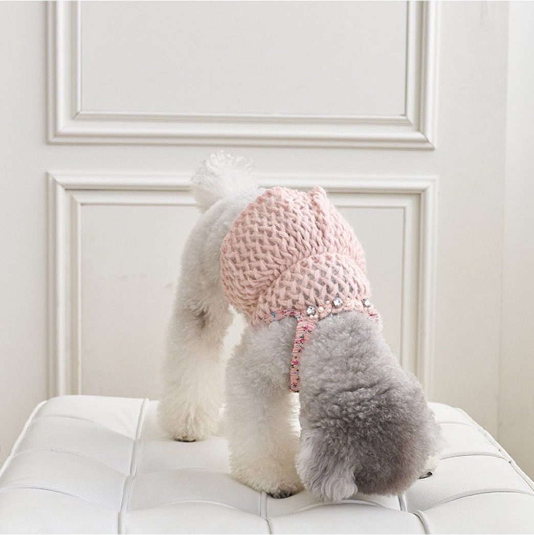 EOMUK MARKET 珍珠針織背心裙