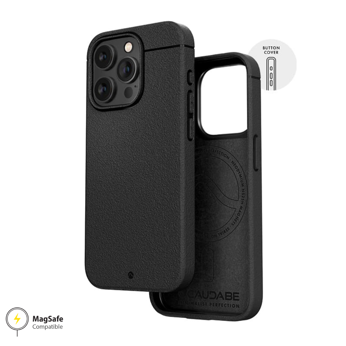 Caudabe Sheath MagSafe 磨砂防撞手機殼-iPhone 15 Pro Max (三鏡頭)