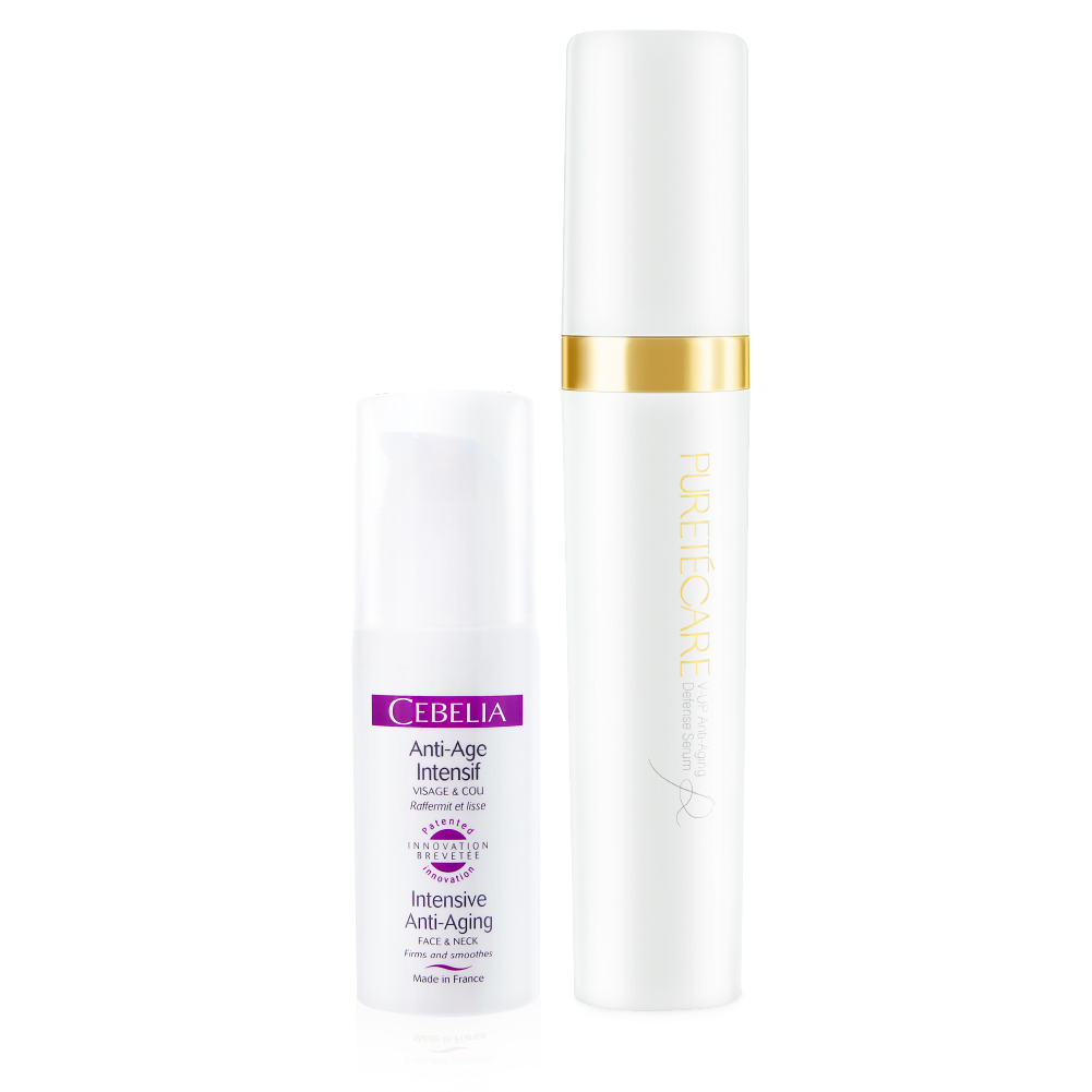 【緊緻V臉養成】PURETÉCARE V-UP全效駐顏精萃 30ml + CEBELIA 絲寶麗 寡胜肽逆齡緊緻霜 30ml