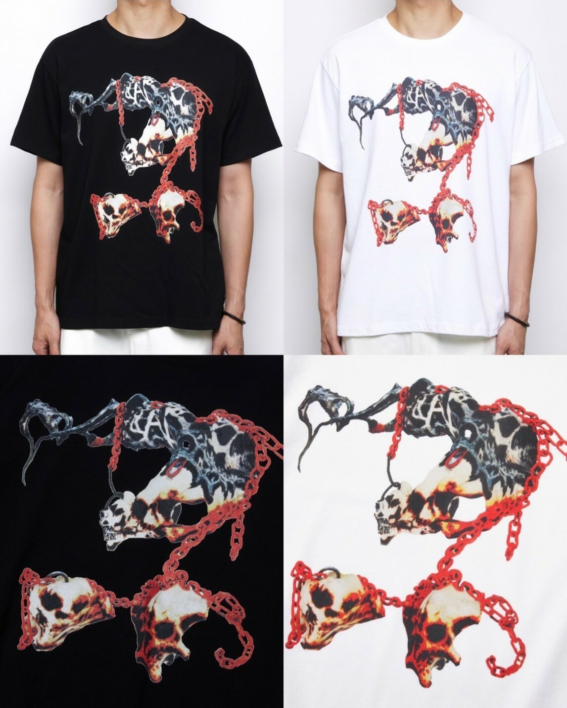 Fe3c 鎖鏈骷髏短袖 T Skull & Chains Tee
