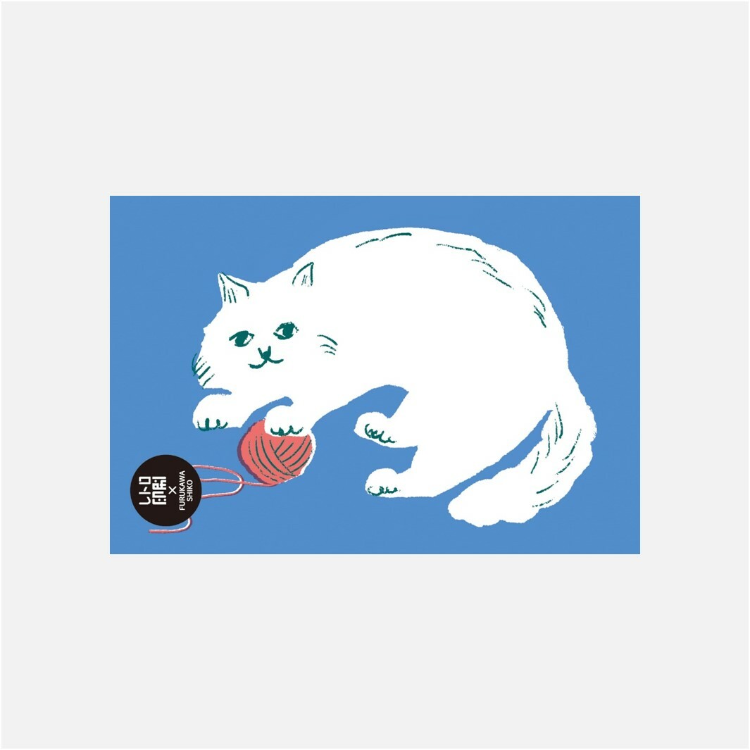 明信片∣Retro Printing JAM合作系列 紗線貓∣日本 古川紙工
