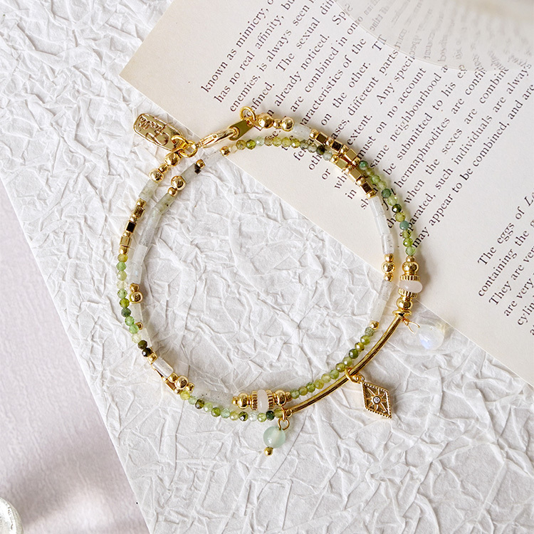 ｜財運｜克林姆的吻 – 綠碧璽 – 手鍊