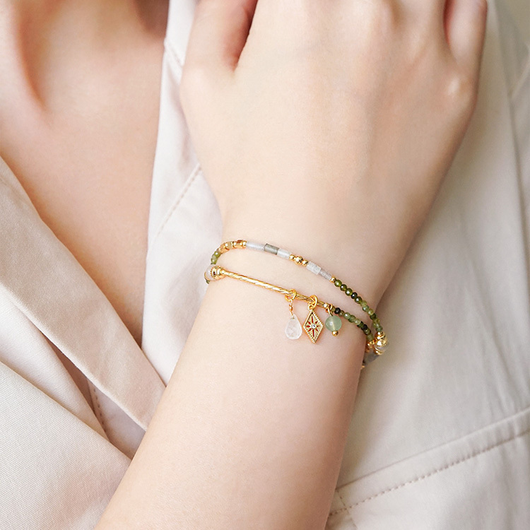 ｜財運｜克林姆的吻 – 綠碧璽 – 手鍊